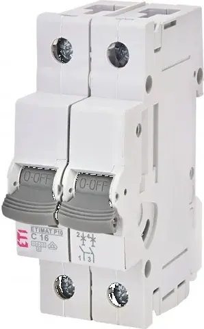  ETIMAT P10 2p B16  15kA 001901710