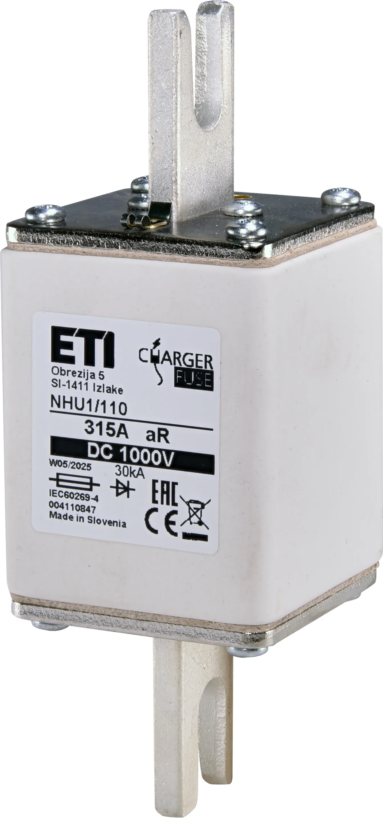  NHU1/110 aR 315A/1000V DC 004110847