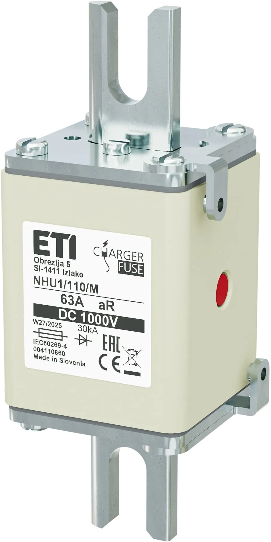  NHU1/110/M aR 63A/1000V DC 004110860