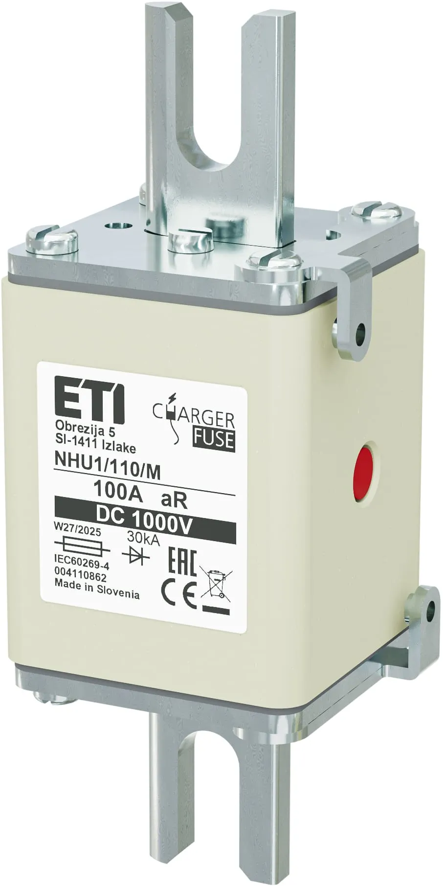  NHU1/110/M aR 100A/1000V DC 004110862