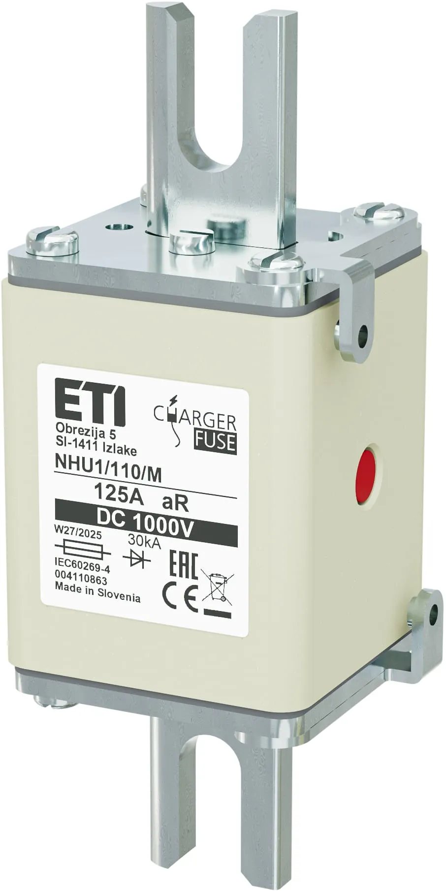  NHU1/110/M aR 125A/1000V DC 004110863