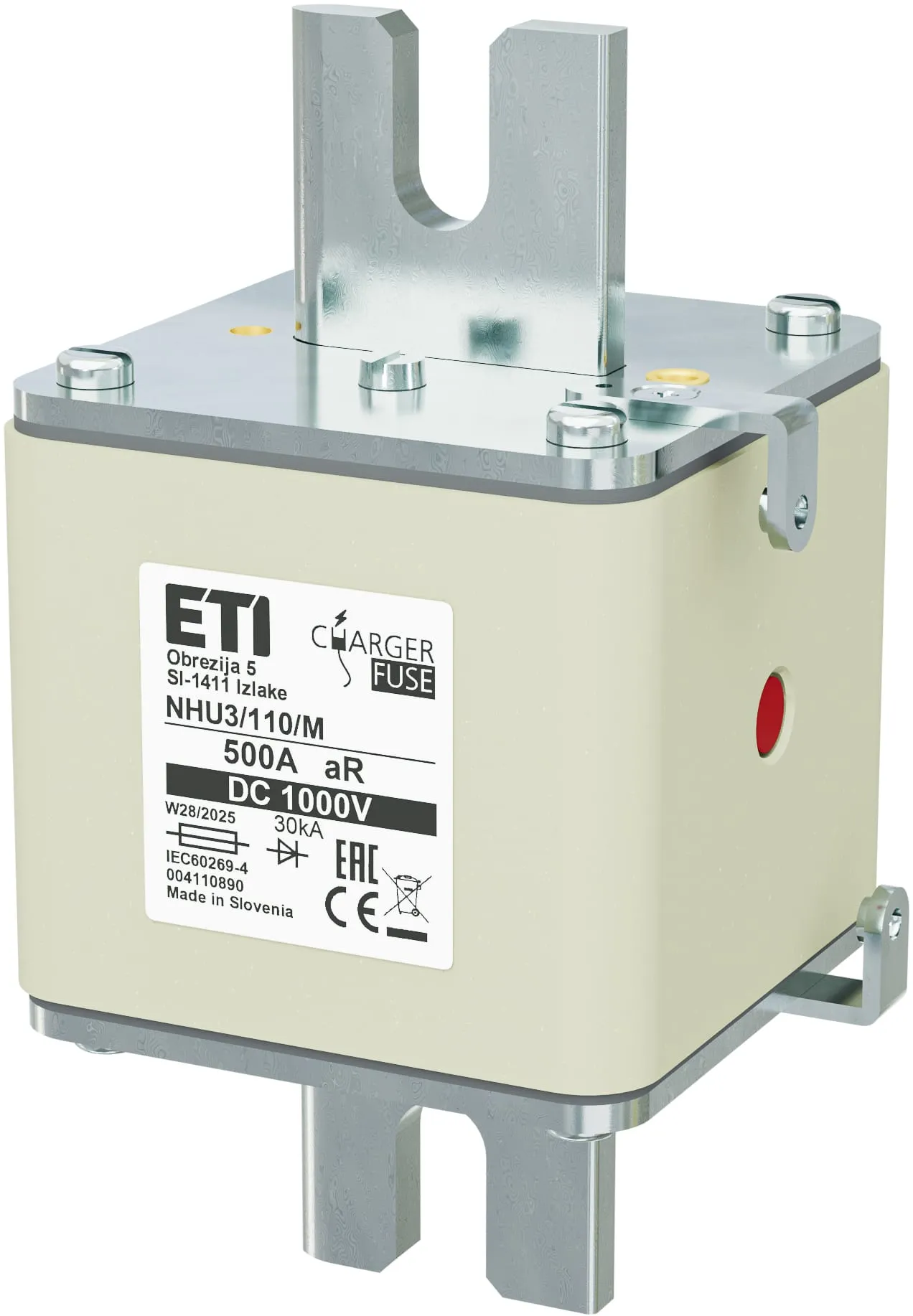  NHU3/110/M aR 500A/1000V DC 004110890