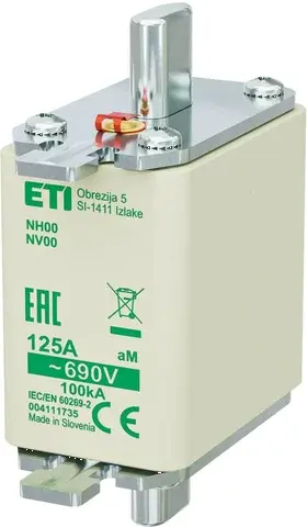  NH00 aM 125A/690V 004111735