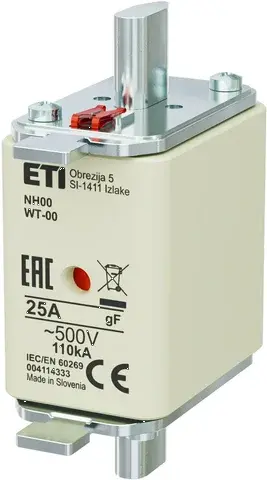  NH00/WT-00 gF 25A/500V 004114333