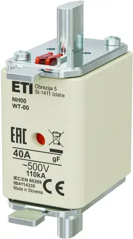  NH00/WT-00 gF 40A/500V 004114335