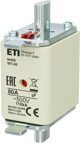  NH00/WT-00 gF 80A/500V 004114338