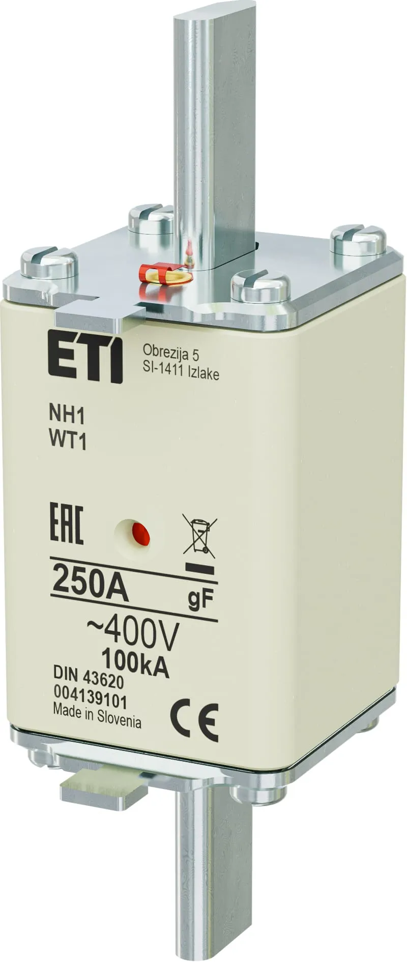  NH1 gF 250A/400V 004139101