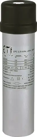  LPC 2,5 kVAr, 400V, 50Hz 004656702