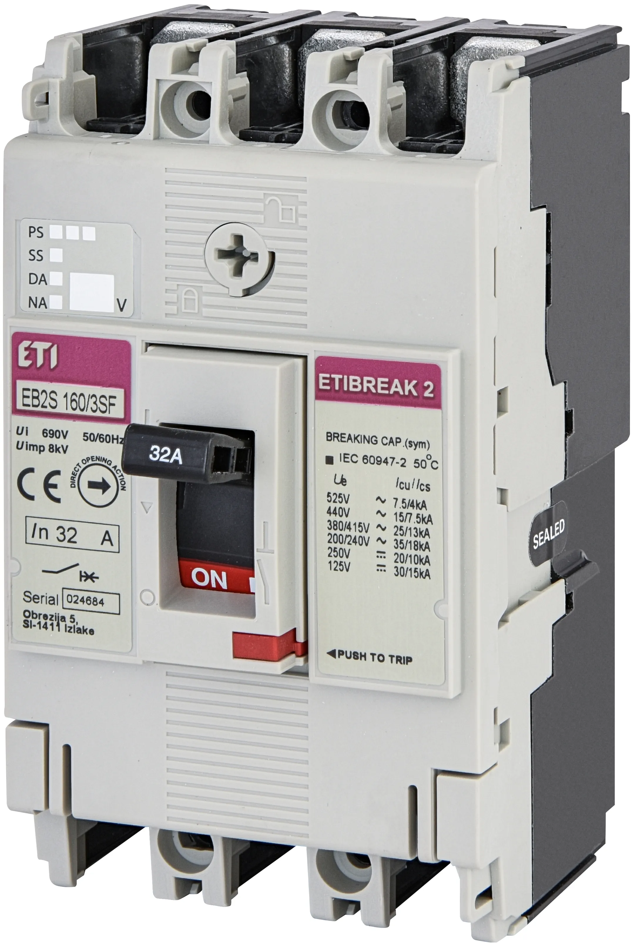  EB2S 160/3SF 32A 3p 004671830