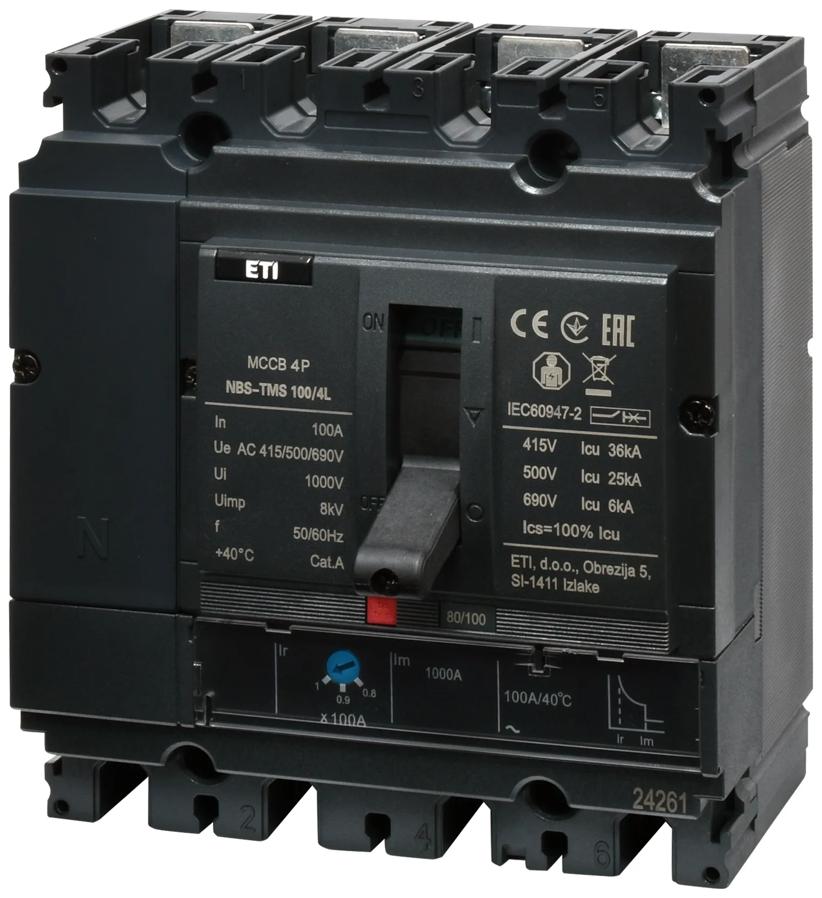  NBS-TMS 100/4S  50A 4P 004673034