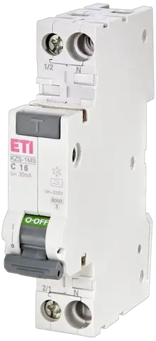KZS-1MS 1p+N A C6/0.03
