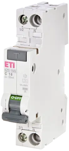 KZS-1MS 1p+N A C16/0.03