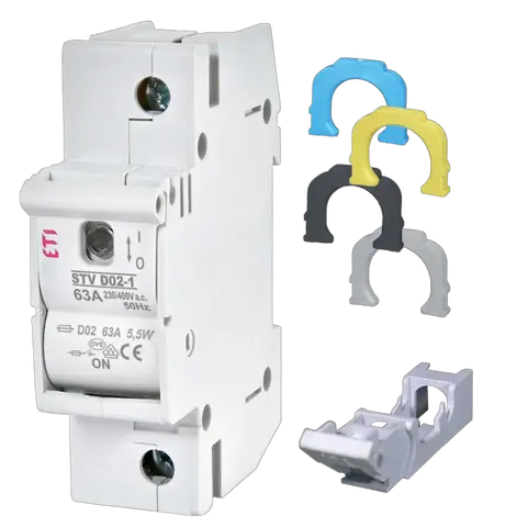 STV D02 1p 63A/400V komplet