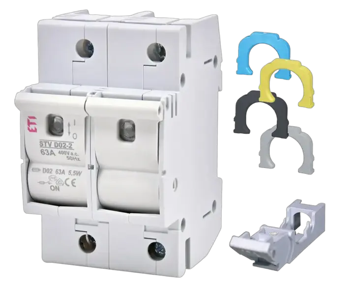 Obrázek STV D02 2p 63A/400V komplet