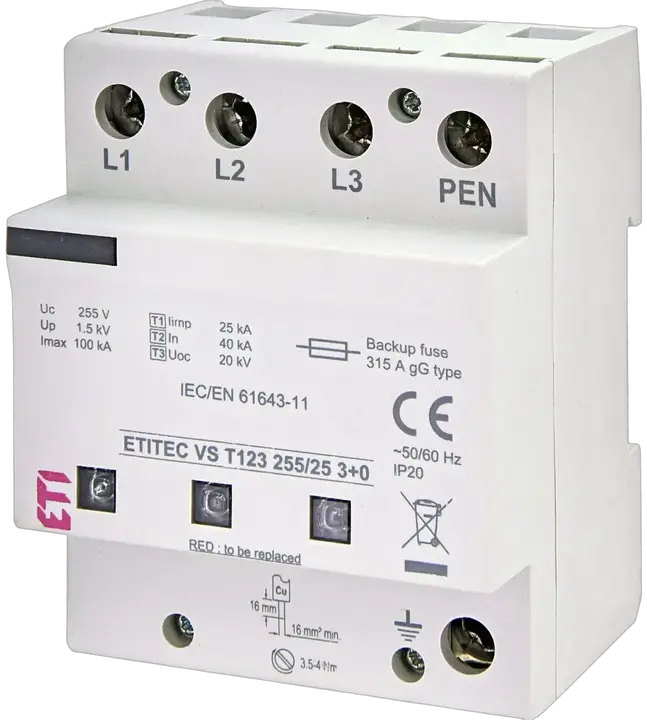 Obrázek ETITEC VS T123 255/25 3+0