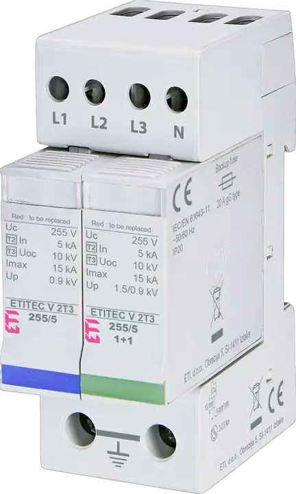 Obrázek ETITEC V 2T3 255/5 3+1 RC