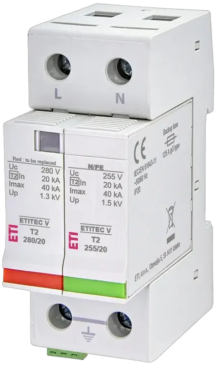 Obrázek ETITEC V T2 280/20 1+1 RC
