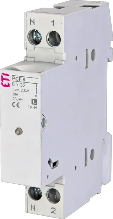 Obrázek PCF 8 1p+N LED L