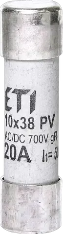 CH10x38 gR 20A/700V AC/DC