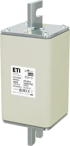 Obrázek NHS3L aR/aBat 400A/1500V DC AL