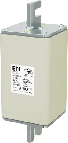 Obrázek NHS3L aR/aBat 900A/1500V DC AL