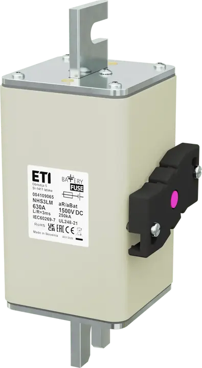 Obrázek NHS3LM aR/aBat 630A/1500V DCAL