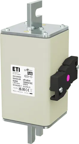 NHS3LM aR/aBat 630A/1500V DCAL
