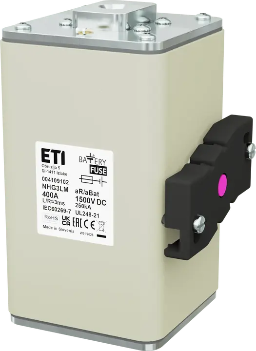 Obrázek NHG3LM aR/aBat 400A/1500V DCAL