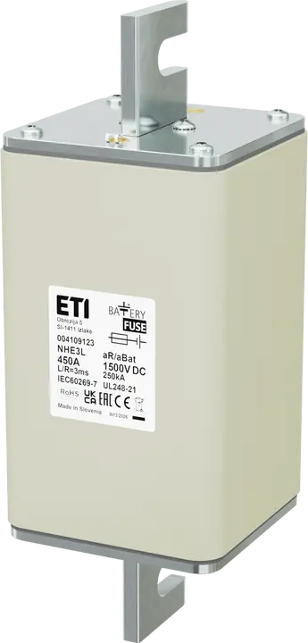 Obrázek NHE3L aR/aBat 450A/1500V DC AL