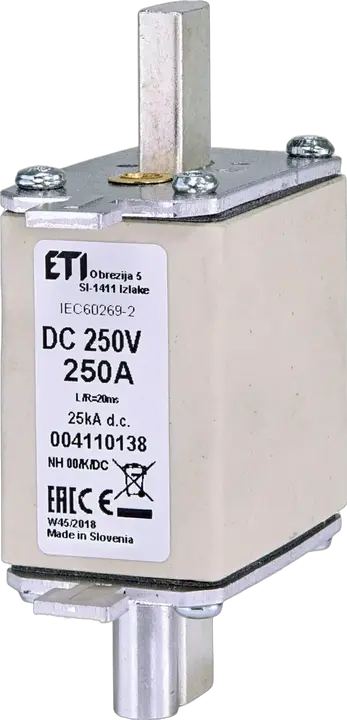 Obrázek NH00/K 250A/250V DC