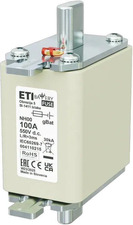 Obrázek NH00 gBat 100A/550V DC