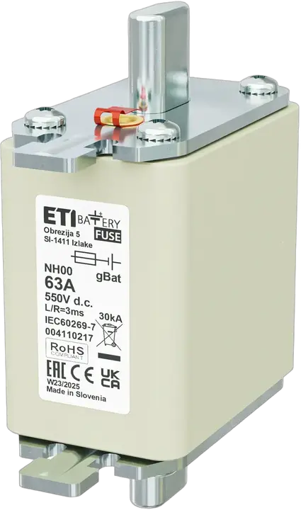 Obrázek NH00 gBat 63A/550V DC