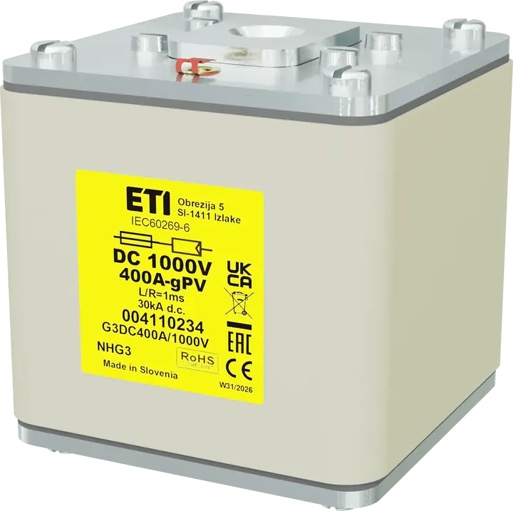 Obrázek NHG3 gPV 400A/1000V DC