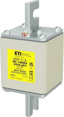 Obrázek NHS2 gPV 200A/1000V DC