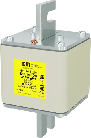 Obrázek NHS3 gPV 315A/1000V DC
