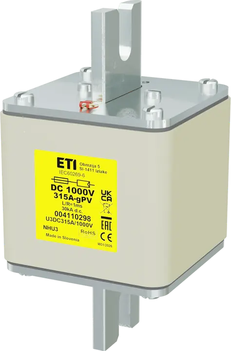 Obrázek NHU3 gPV 315A/1000V DC