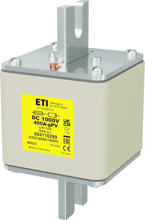 Obrázek NHU3 gPV 400A/1000V DC