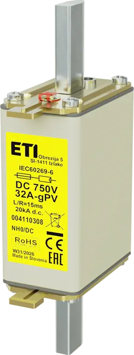 Obrázek *NH0 gPV 32A/750V DC