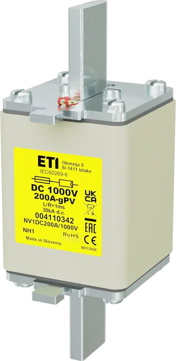 Obrázek NH1 gPV 200A/1000V DC