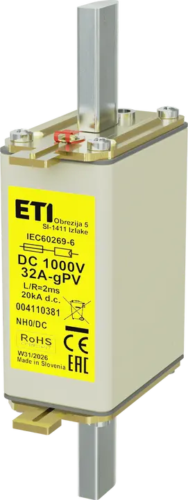 Obrázek NH0 gPV 32A/1000V DC