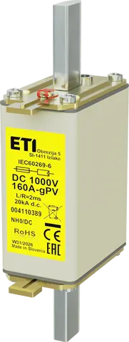 Obrázek NH0 gPV 160A/1000V DC