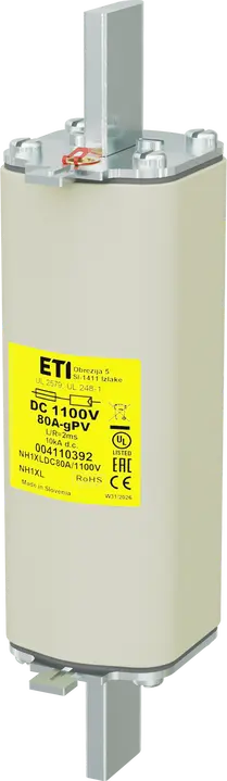 Obrázek NH1XL gPV 80A/1100V DC UL