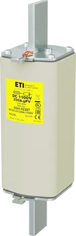 NH2XL gPV 200A/1100V DC UL