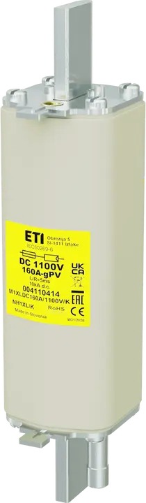 Obrázek NH1XL/K gPV 160A/1100V DC