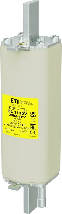 Obrázek NH1XL/K gPV 200A/1100V DC