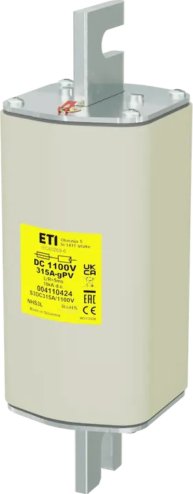Obrázek NHS3L gPV 315A/1100V DC