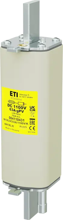 Obrázek NH1XL/K gPV 63A/1100V DC