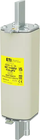 NH1XL/K gPV 63A/1100V DC