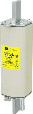 NH1XL/K gPV 100A/1100V DC