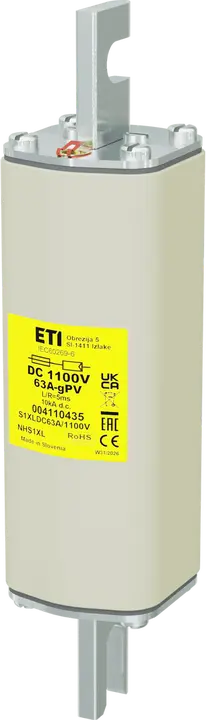 Obrázek NHS1XL gPV 63A/1100V DC